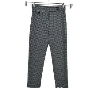 Veronica Beard Houndstooth pattern cropped straight‎ leg pants sz 6